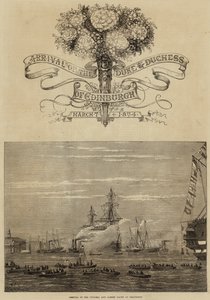 Huwelijk van Maria Alexandrovna en de Hertog van Edinburgh door Henry Spernon Tozer